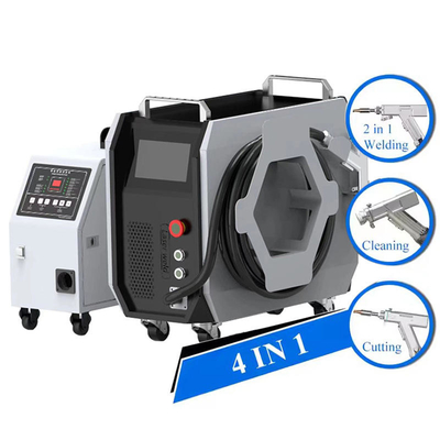 4in1 1500W  Air Cooling weld gun Mini Portable Handheld Laser Welding Machine for Stainless Steel Carbon Steel Alumin