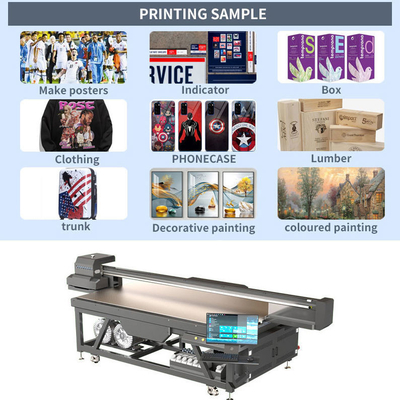 2513 UV Inkjet Printer High Speed Large Format UV 2513 LED Flatbed Printer With I1600 Gen5i I3200 for Glass Metal Plastic