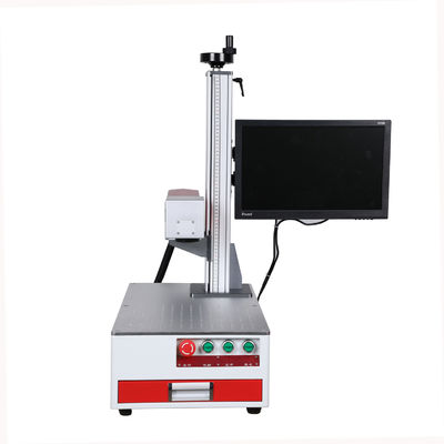 CE Fibre Laser Marking Machine , 8000mm/S Desktop Laser Marking Equipment