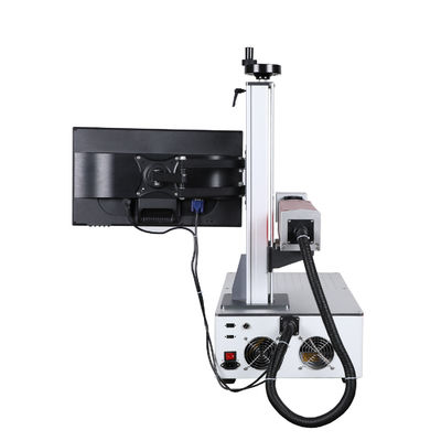 CE Fibre Laser Marking Machine , 8000mm/S Desktop Laser Marking Equipment