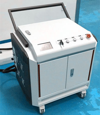 Air Cooled 100KHz Metal Laser Cleaning Machine , 1064nm 500W Laser Cleaner