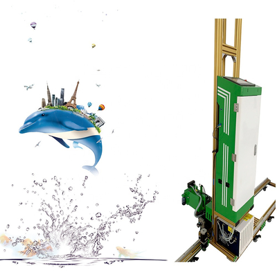 3D vertical wall printer / landscape wall coating digital varnish inkjet printer
