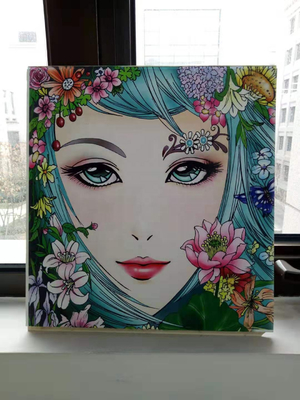 3D vertical wall printer / landscape wall coating digital varnish inkjet printer