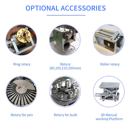 JPT Raycus Fiber Laser Marking Machine 3D Laser Engraving 20W 30W 50W For Jewelry