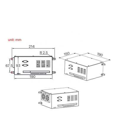 SUP20S Handheld Laser Welding Head With Auto Wire Feeder Controller Driver