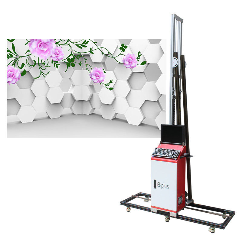 1440DPI Automatic Wall Inkjet Printer , Vertical 6D Mural Printing Machine