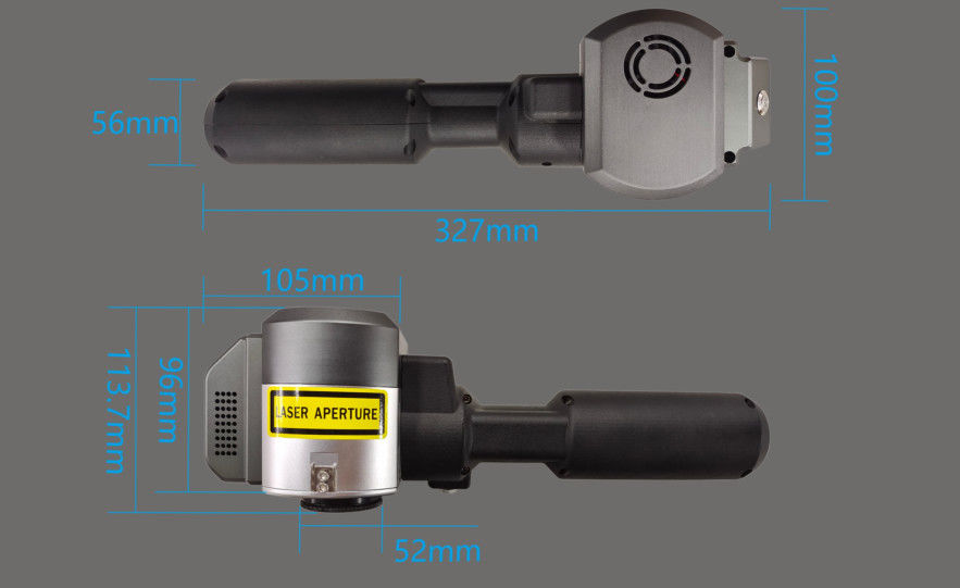 200W 300W 500W Nanosecond Pulsed Fiber Laser Cleaning Machine For Rust Removal