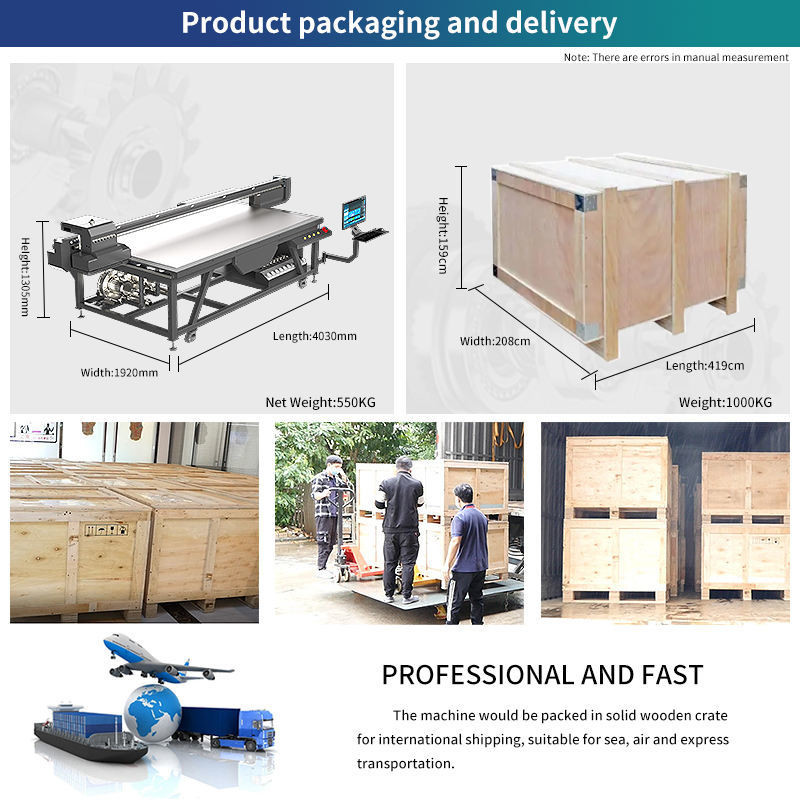 2513 UV Inkjet Printer High Speed Large Format UV 2513 LED Flatbed Printer With I1600 Gen5i I3200 for Glass Metal Plastic