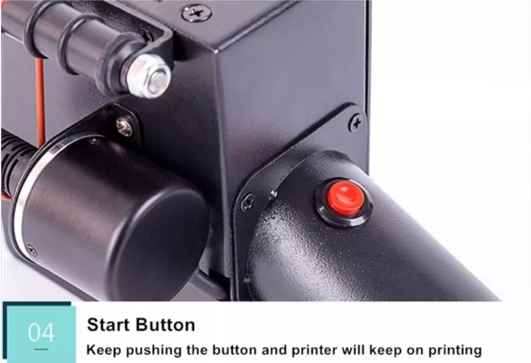 Fast Dry Ink Portable Handheld Thermal Inkjet Printer for Online Printing of Images Pictures QR Codes and Serial Numbers