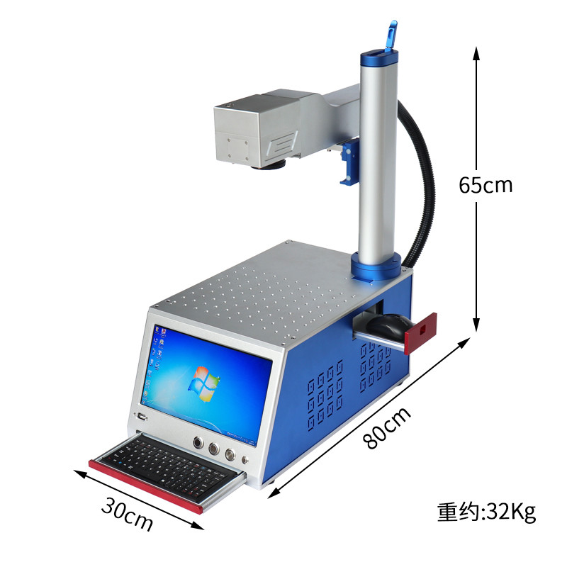 Desktop 110V 60W 3D Laser Engraving Machine For Plastic Long Life Span