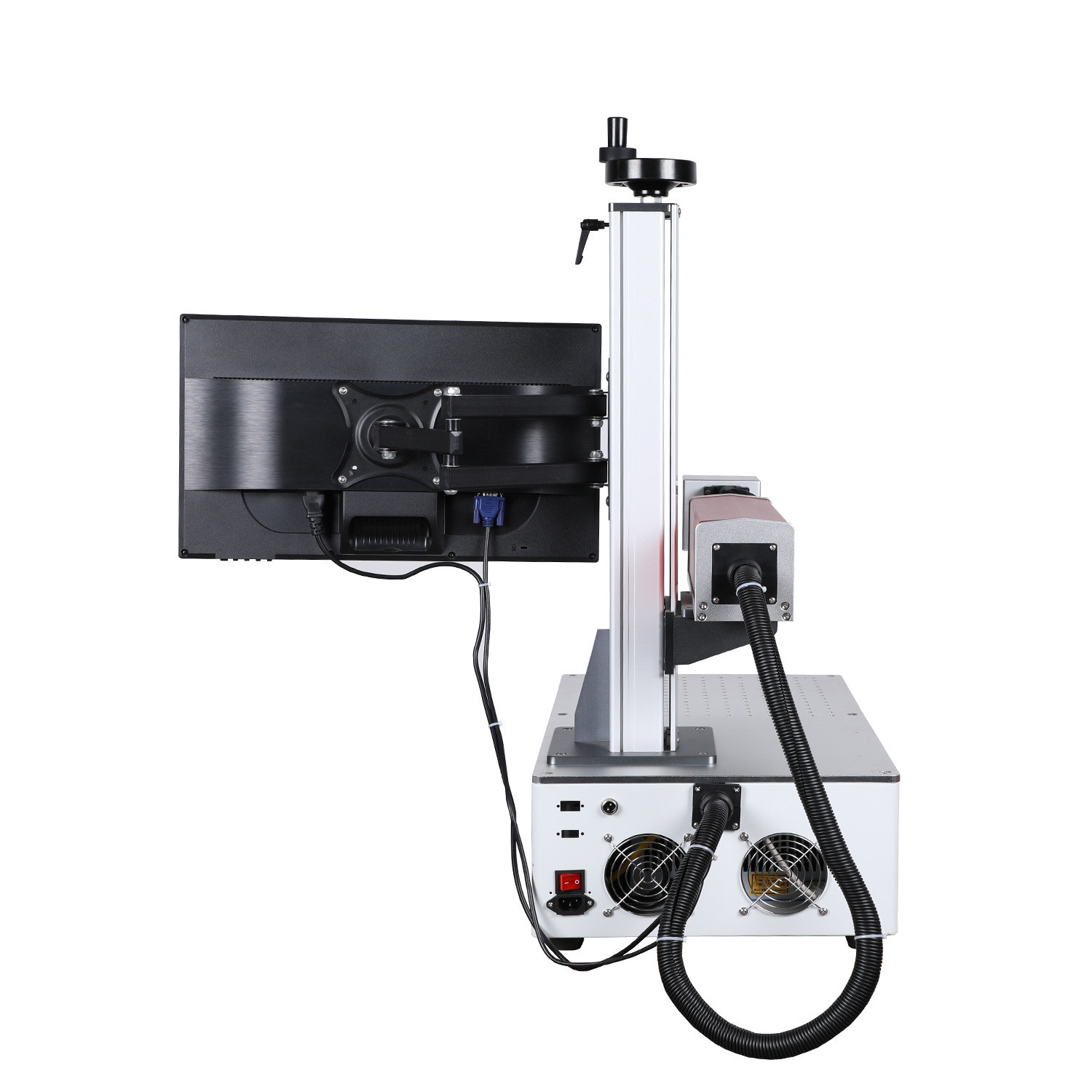 CE Fibre Laser Marking Machine , 8000mm/S Desktop Laser Marking Equipment