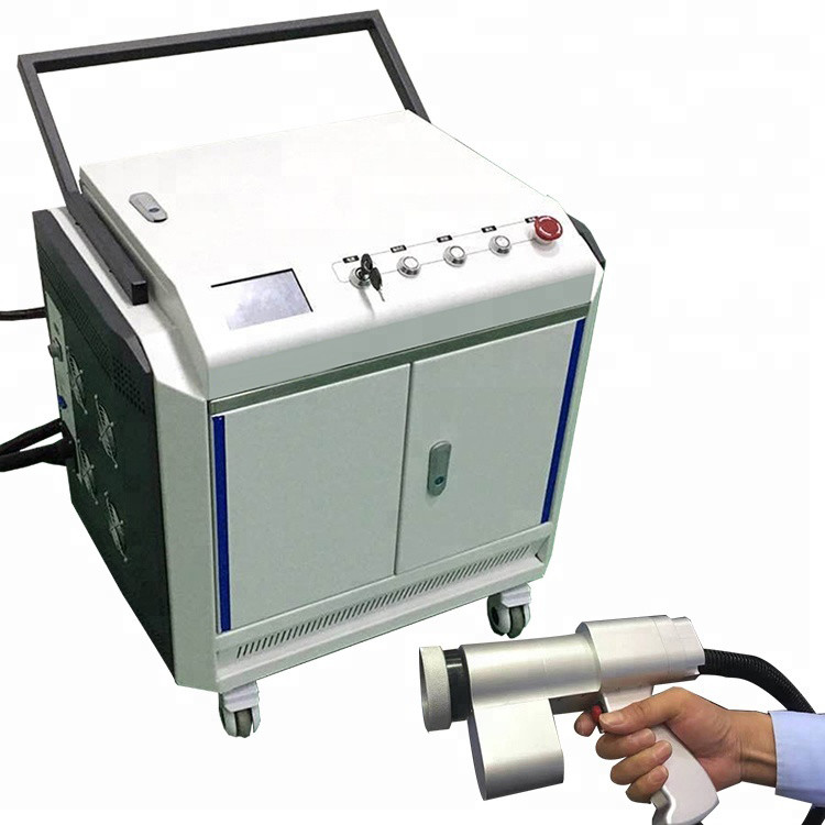 Air Cooled 100KHz Metal Laser Cleaning Machine , 1064nm 500W Laser Cleaner