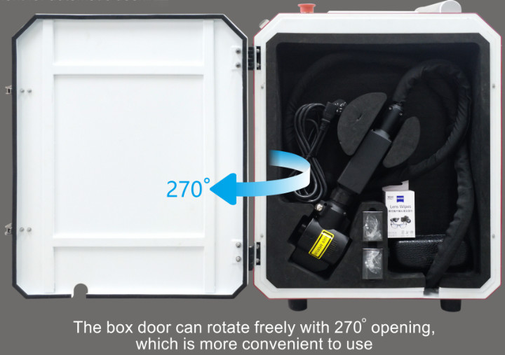 200W 300W 500W Nanosecond Pulsed Fiber Laser Cleaning Machine For Rust Removal