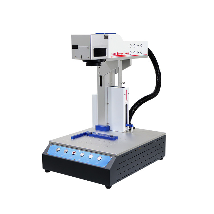 50W deep mop color IPG metal steel 3D mini laser marking machine