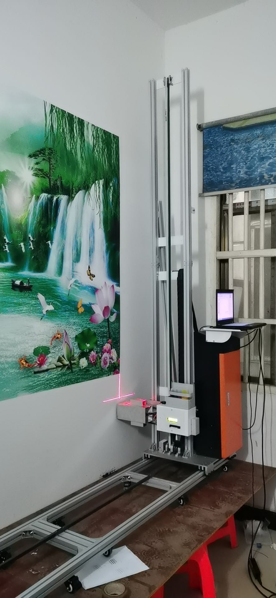 3D Automatic Vertical Wall Printer Direct Wall Painting Machine