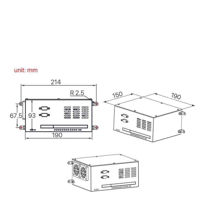 SUP20S Handheld Laser Welding Head With Auto Wire Feeder Controller Driver